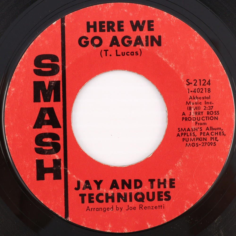 Jay And The Techniques Keep The Ball Rollin'/Here We Go Again 45 rpm 7" Record